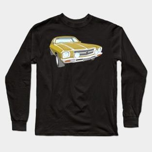 Golden Holden HQ - 70s muscle car Long Sleeve T-Shirt